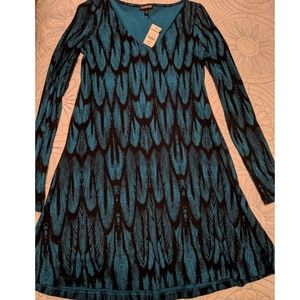 NWT-Teal EXPRESS dress size extra small